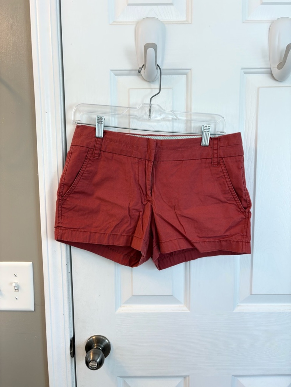 J. Crew Women's Chino Casual Shorts - Red